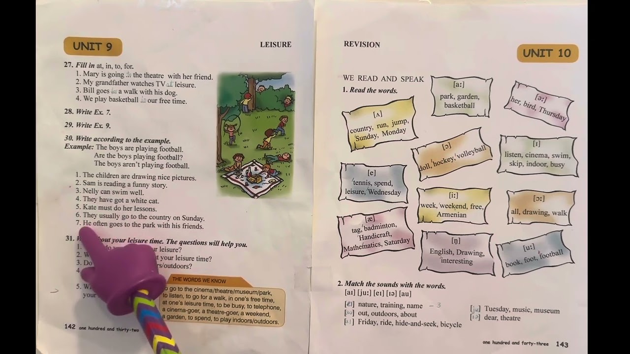 Անգլերեն 3 րդ դասարան, էջ 142 / English 3_rd grade / page 142