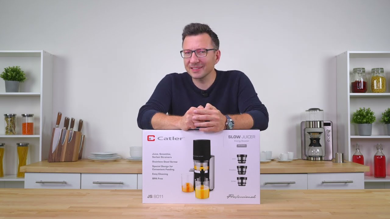 🎁 Unboxing pomalého odšťavňovače Catler JS 8011
