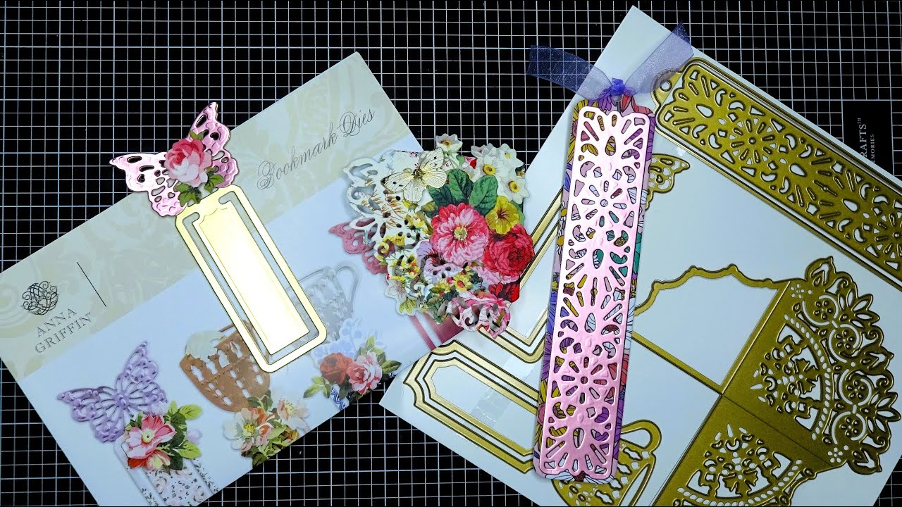 Anna Griffin Bookmark Dies Review Tutorial! Fast, Pretty & Useful Projects to Make!