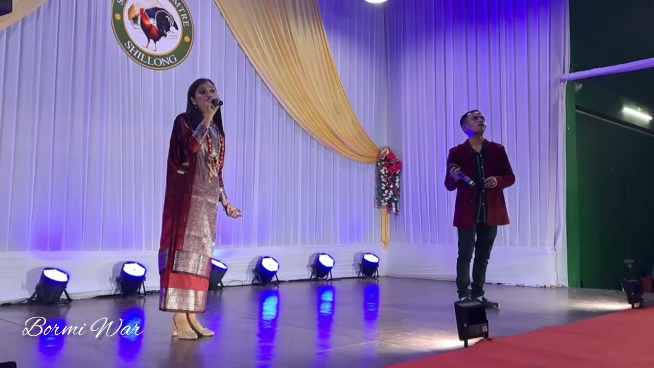 Deiwitawan Synnah and Lasubon Dhar(Liveperformance at Seiñraij Niamtre Shillong)