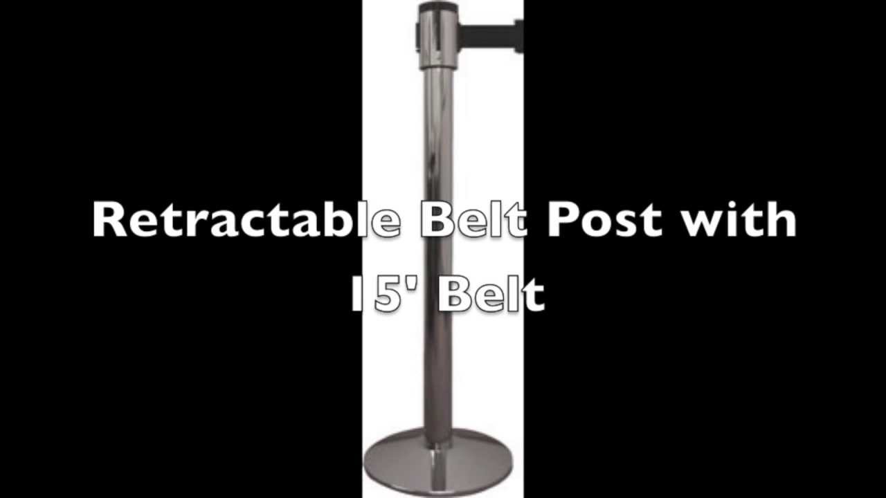15 ft Retractable Belt Stanchion