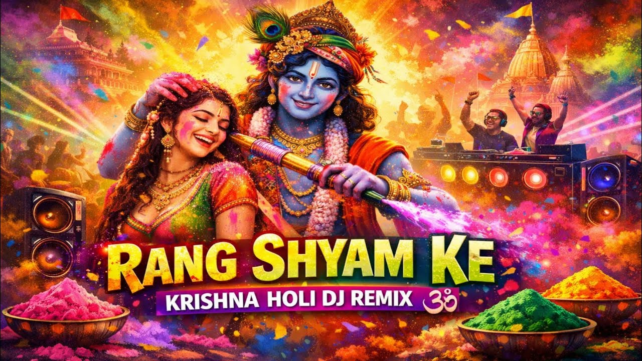 Rang Shyam Ke | Krishna Holi DJ Remix 🔥