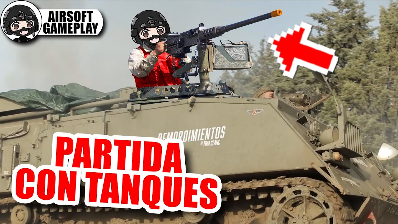 USO TANQUE con TORRETA REAL❗️ 😱 ▬ ESTO ES LEGAL❓ ▬ Yio Airsoft Gameplay