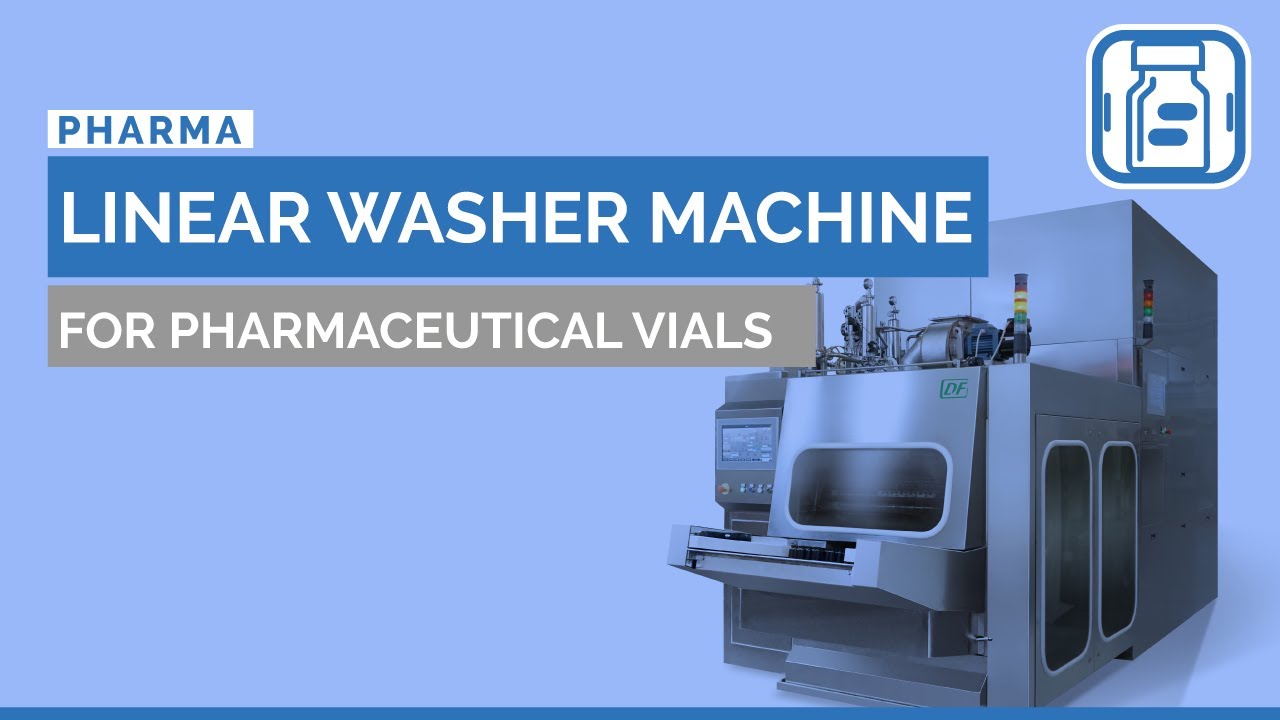 Linear washer machine & Depyrogenation tunnel for pharmaceutical vials
