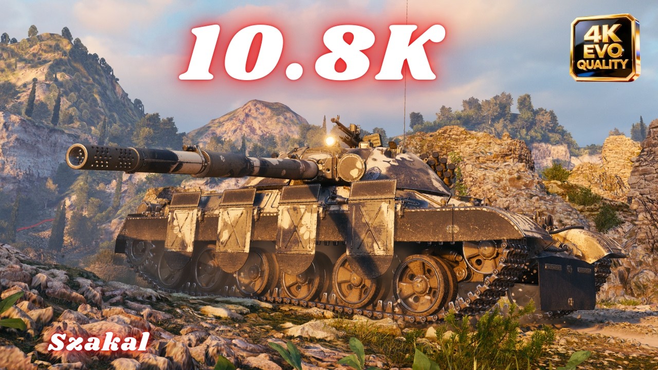 Szakal 10.8K Damage 7 Kills World of Tanks #wot