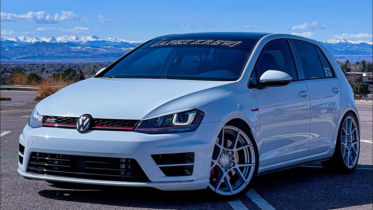 Mk7 gti Stage 3 Garrett gt2260s tuned by integrated engineering￼ vs the street ￼