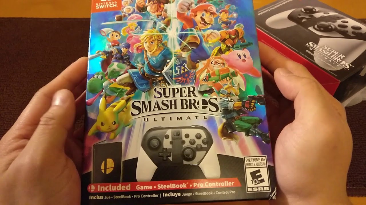 [Binaural ASMR Silent Unboxing] Super Smash Brothers Ultimate Special Edition