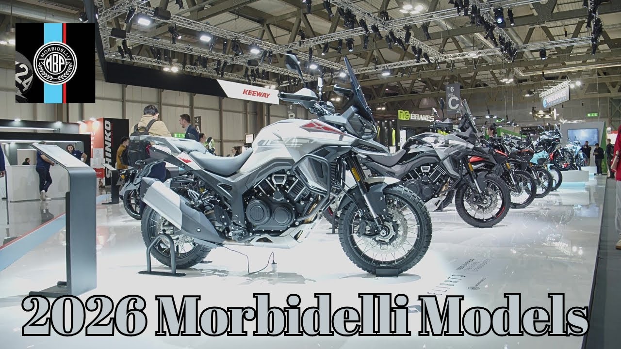 Новые модели мотоциклов Morbidelli 2026 года на выставке EICMA 2025