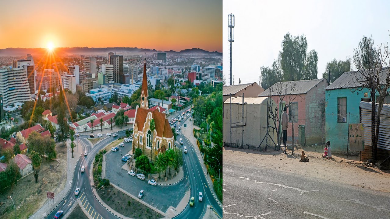 UMA VOLTA NA CIDADE DE Windhoek | NAMÍBIA ATE NA ÁREA MAIS PERIGOSA...