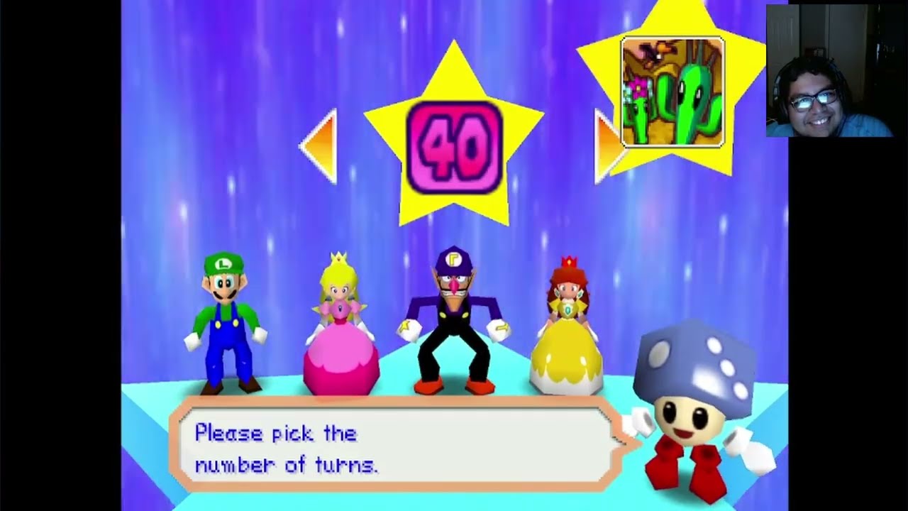 great mario party 3 game on spiny desert