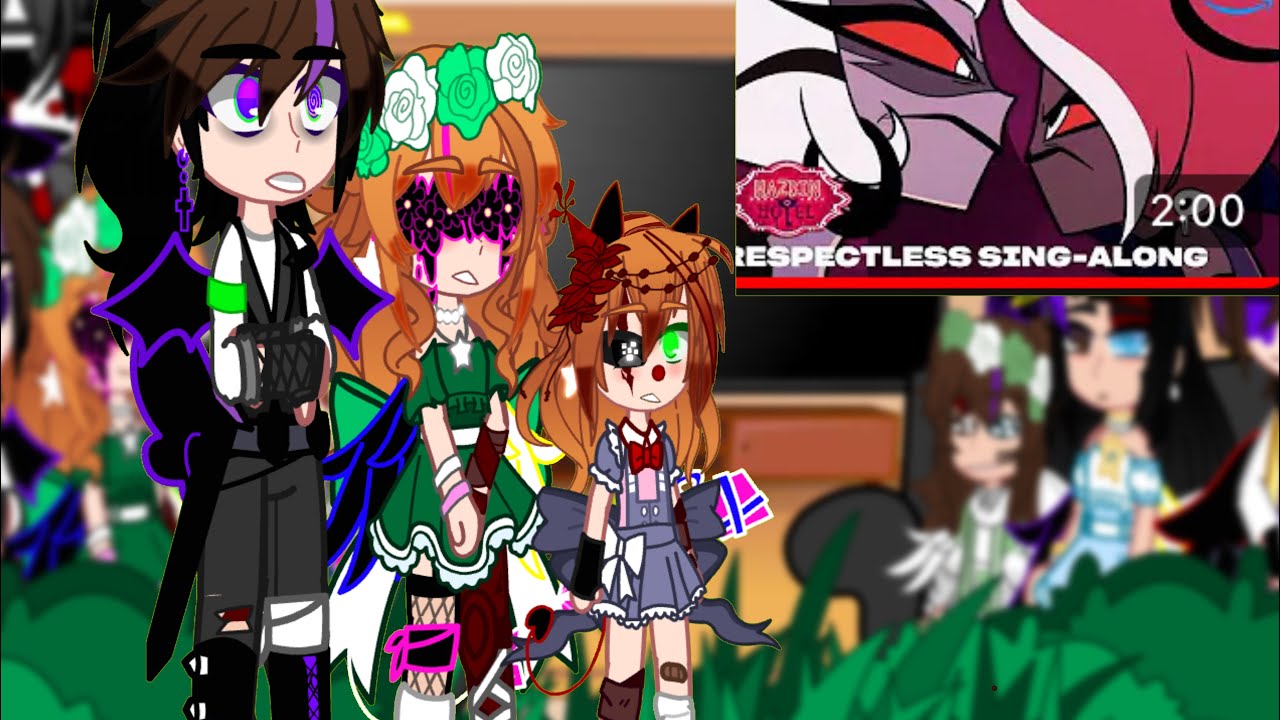 || The Afton family react to ||✨you better ￼show some respectless￼￼✨||By Hazbin Hotel ||