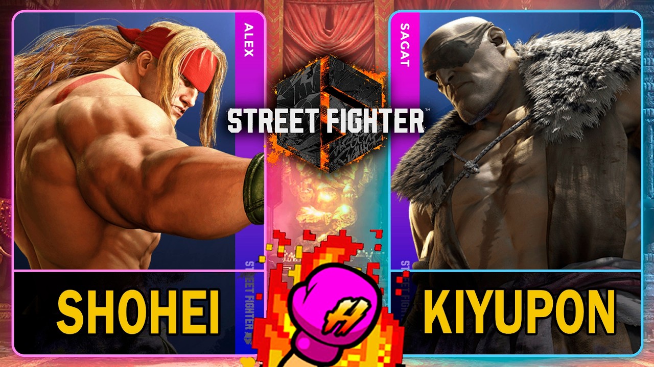 SF6 Шохеи (Алекс) против Киёпона (Сагат) 🥊Street Fighter 6🥊SF6🥊4K 60ᶠᵖˢ