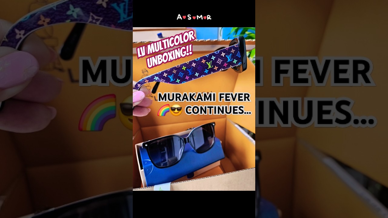 Murakami Fever Continues 🌈😎 Unboxing Another Pair of Sunnies from the LVxTM Multicolore 🖤 Collection