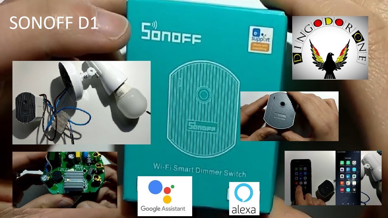 Domotique Sonoff : Module Connecté Sonoff D1 avec variateur de lumière ???