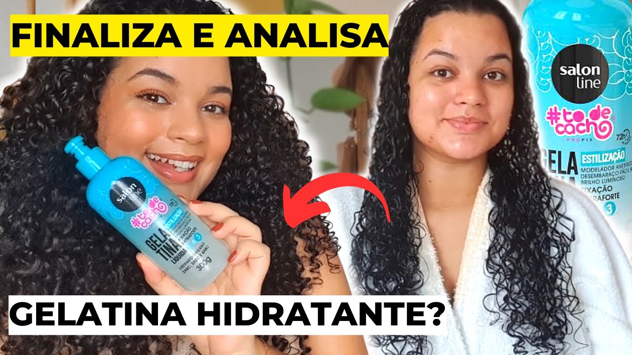 FINALIZA E ANALISA: GELATINA LÍQUIDA DE ALTA FIXAÇÃO COM EFEITO HIDRATANTE? NOVIDADE SALON LINE! 🔥