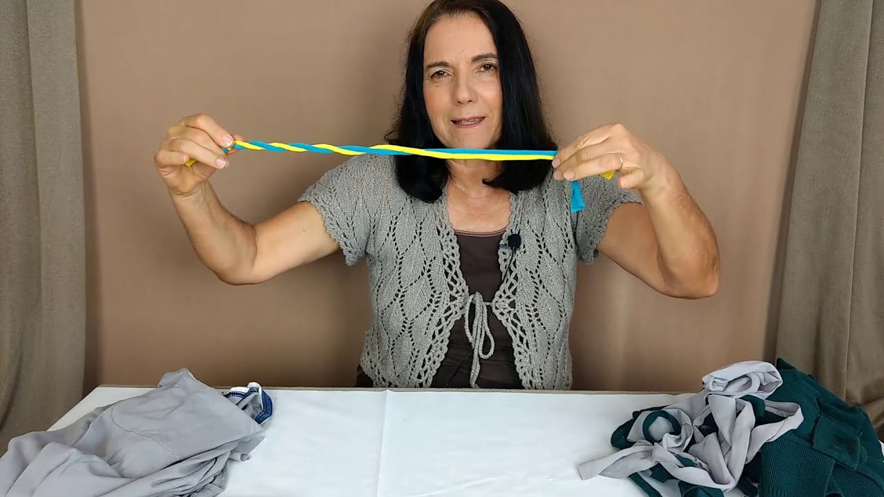 #Acessórios para trajes bíblicos feitos com camisetas e meias velhas
