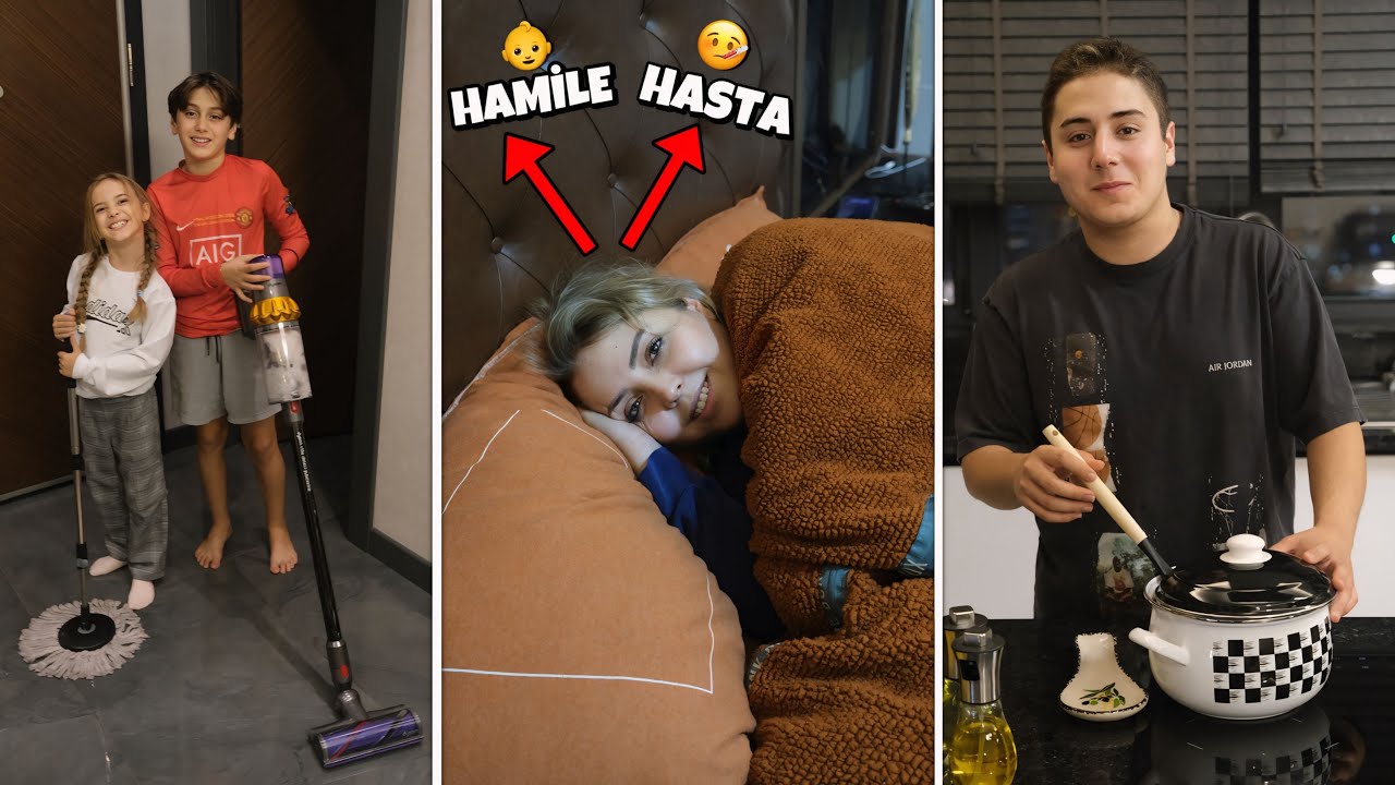 ANNEM HAMİLE !! BÜTÜN İŞLERİ BİZ YAPTIK