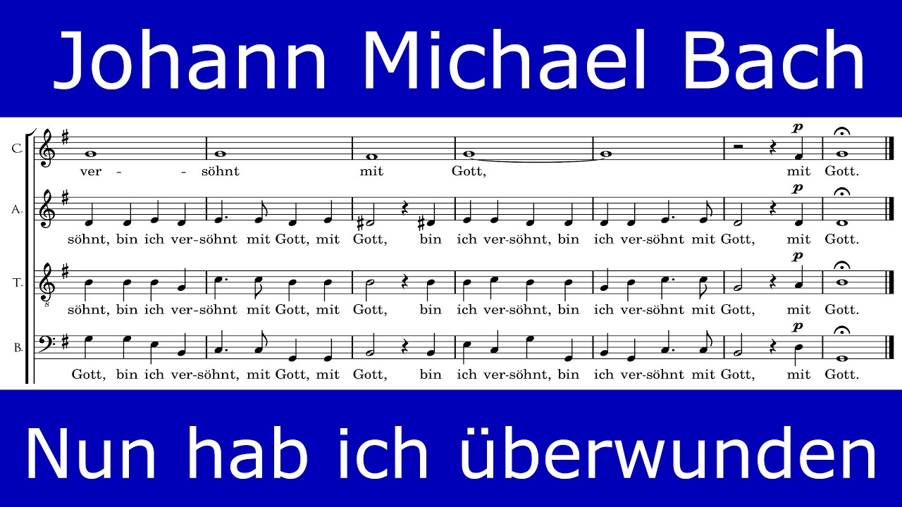 Johann Michael Bach - Nun hab ich &uuml;berwunden (Vox Luminis)