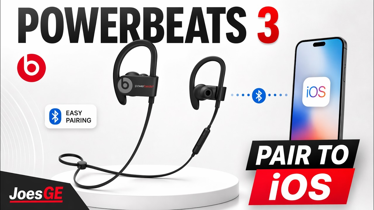 How to Pair your PowerBeats 3 Wireless Apple to your Phone