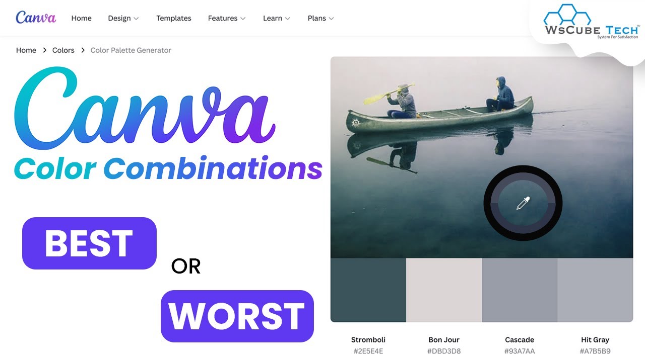 How To Find Color Palettes and Font Combinations - Create Professional Designs with Canva 😍