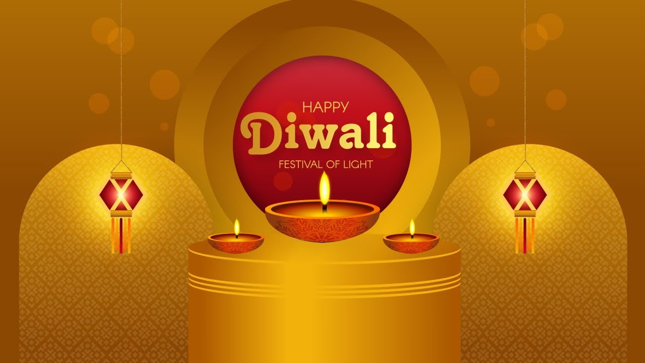 Diwali Banner Design In Corel Draw | Festival Poster Making | Diwali Background Design