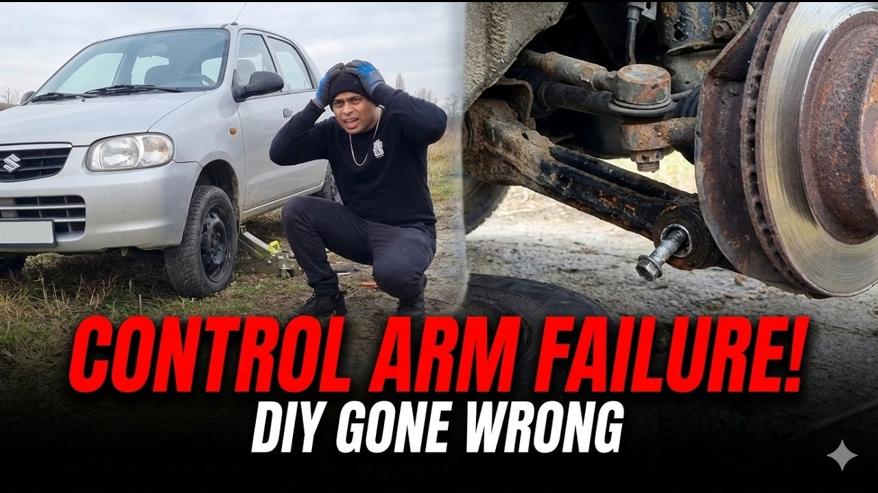 DIY DISASTER! Suzuki Alto Control Arm Job Gone Wrong 🛠️❌