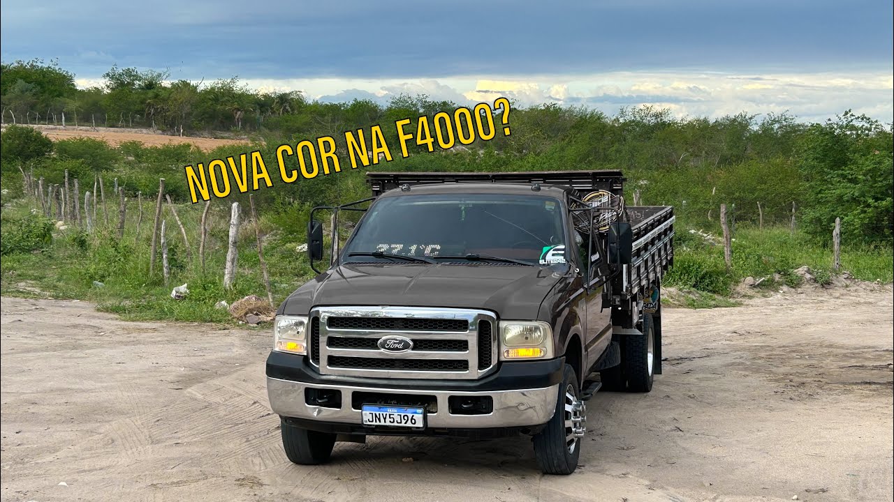 PINTANDO O CAMINHÃO | F4000 DE PINTURA NOVA