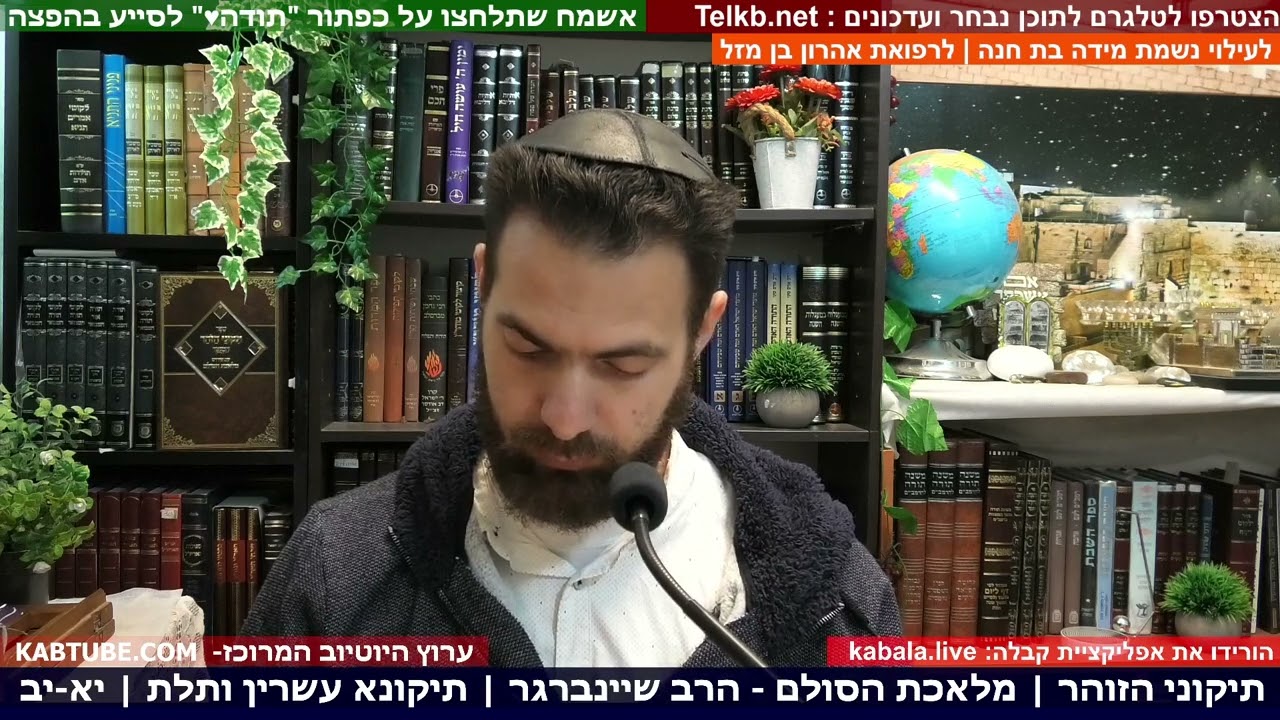 1  מלאכת הסולם   תיקונא עשרין ותלת   יא יב   הרב מרדכי שיינברגר