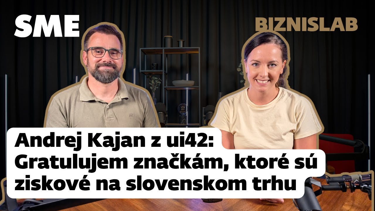 Andrej Kajan z ui42: Gratulujem značkám, ktoré sú ziskové na slovenskom trhu