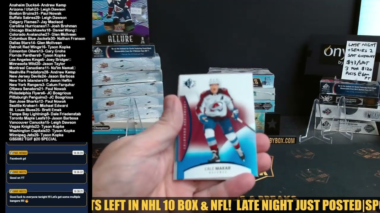 GB5082 NHL TGIF $20 SPECIAL