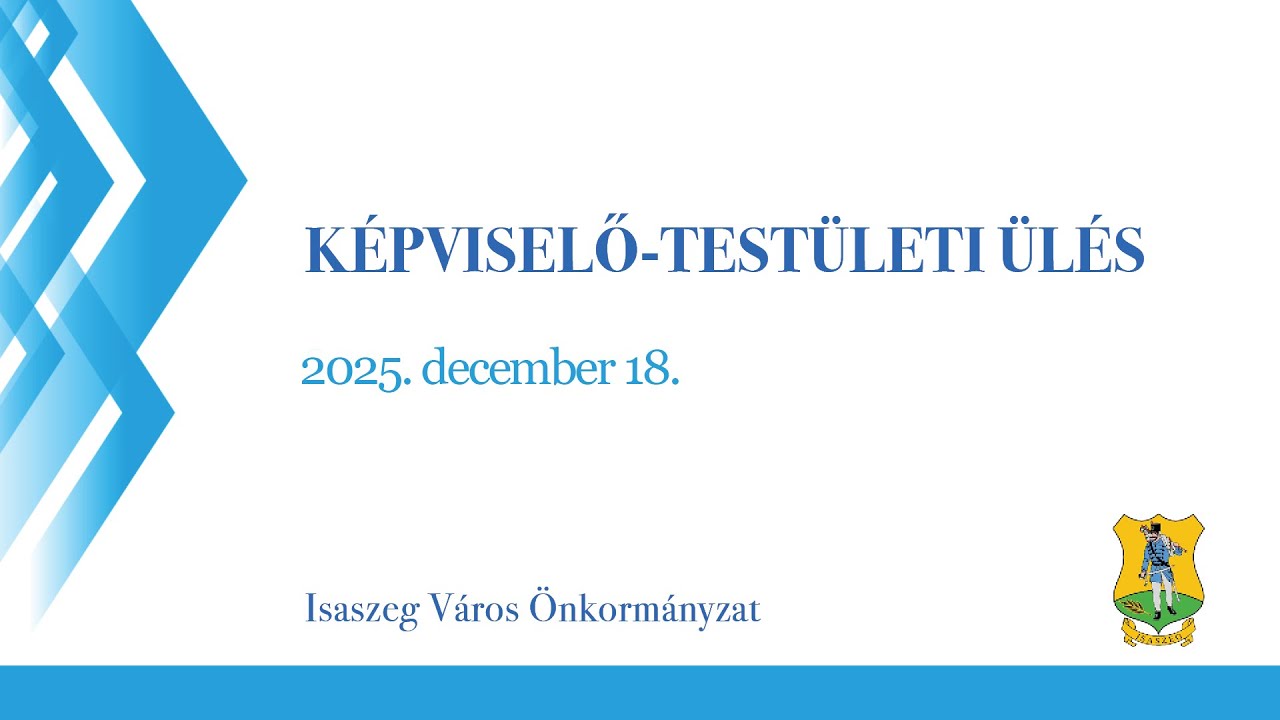 Képviselő-testületi ülés 2025. 12. 18.
