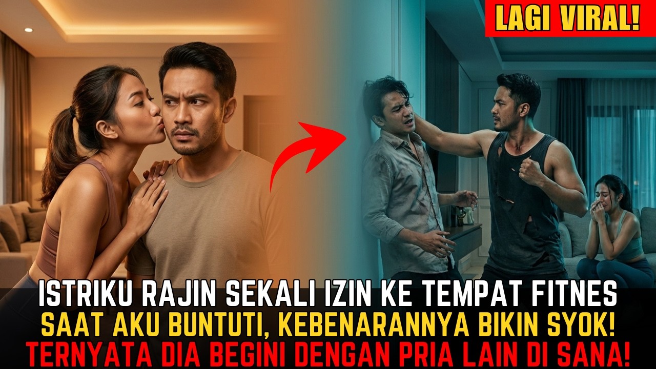 PANTAS ISTRIKU RAJIN KE FITNES! AKU PERGOKI DIA BEGINI DENGAN PRIA LAIN, LANGSUNG KU HAJAR DI TEMPAT