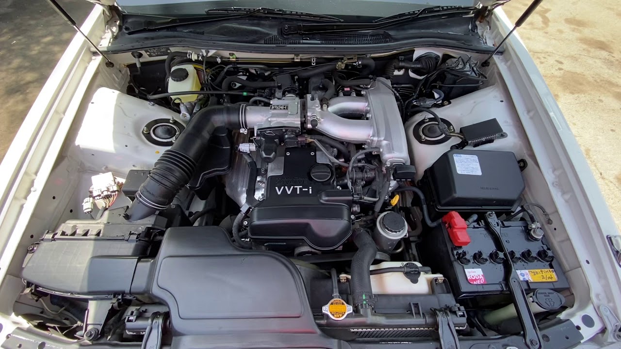 Работа двигателя 2JZGE Toyota Crown JZS155