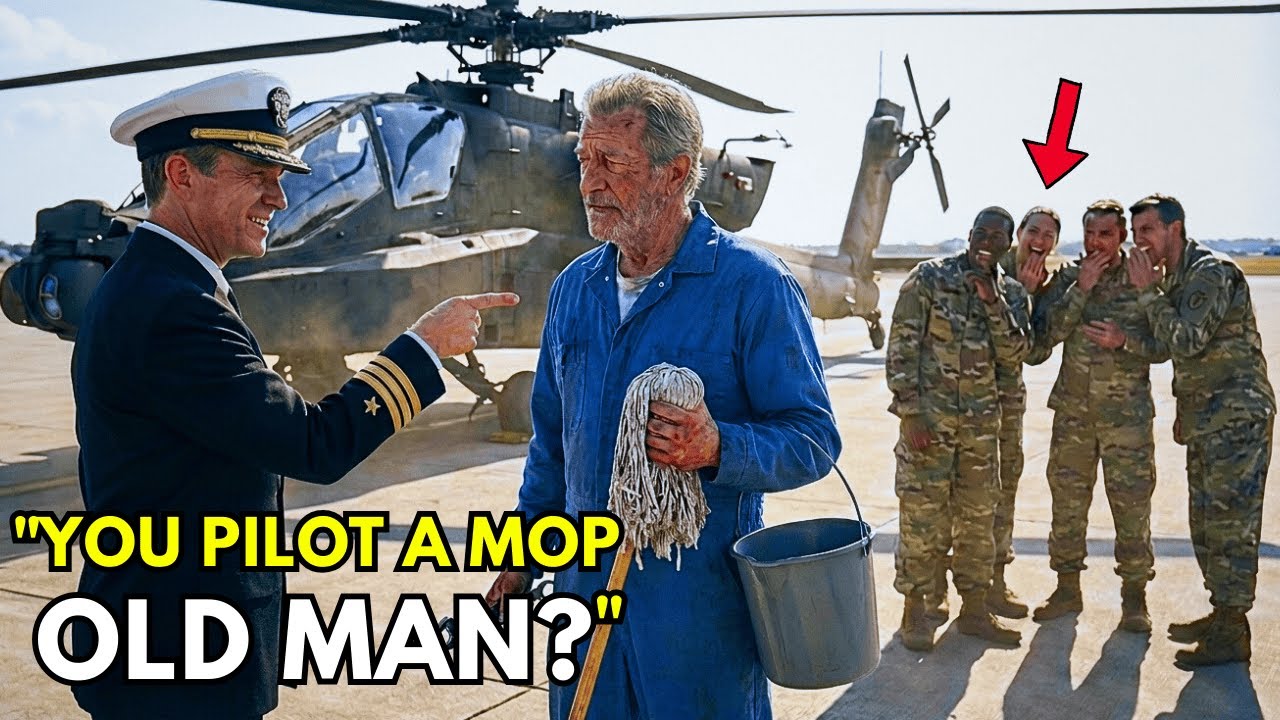 “Fly This Apache, Old Janitor,” They Mocked — Until the Colonel Saluted Him and Said, “Golden Eagle.