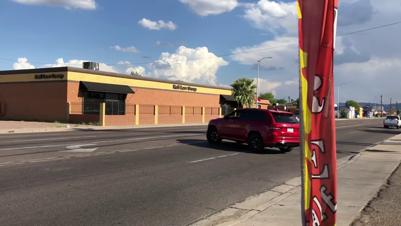 Jeep Trackhawk burnout