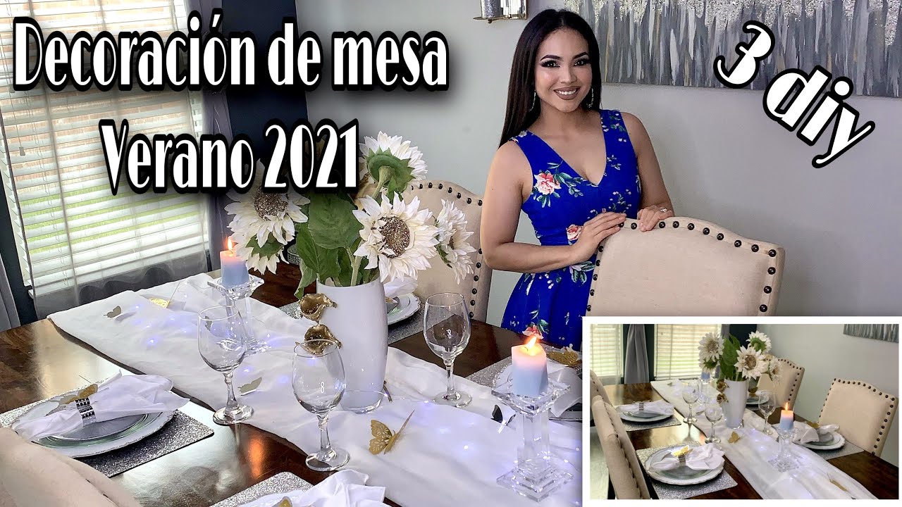 Decoraci&oacute;n de mi mesa verano 2021 #summertablescape