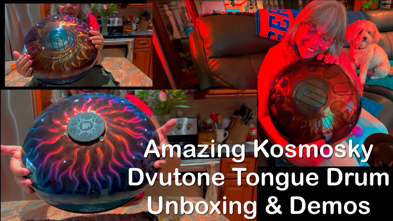 Amazing KOSMOSKY DVUTONE Tongue Drum in B minor / Unboxing and Free Play + A Unique Way to use Balls