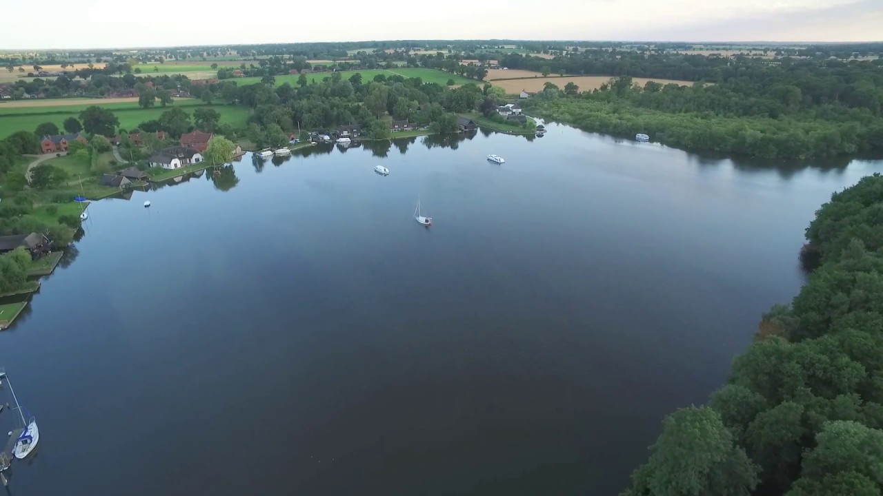 South Walsham Broads and moorings.