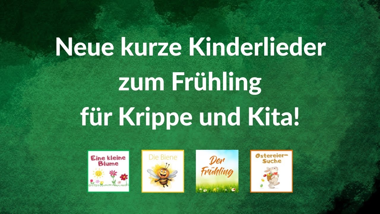 Kinderlieder FRÜHLING | Kinderlieder im Frühling | Neue Lieder für Kita und Kindergarten