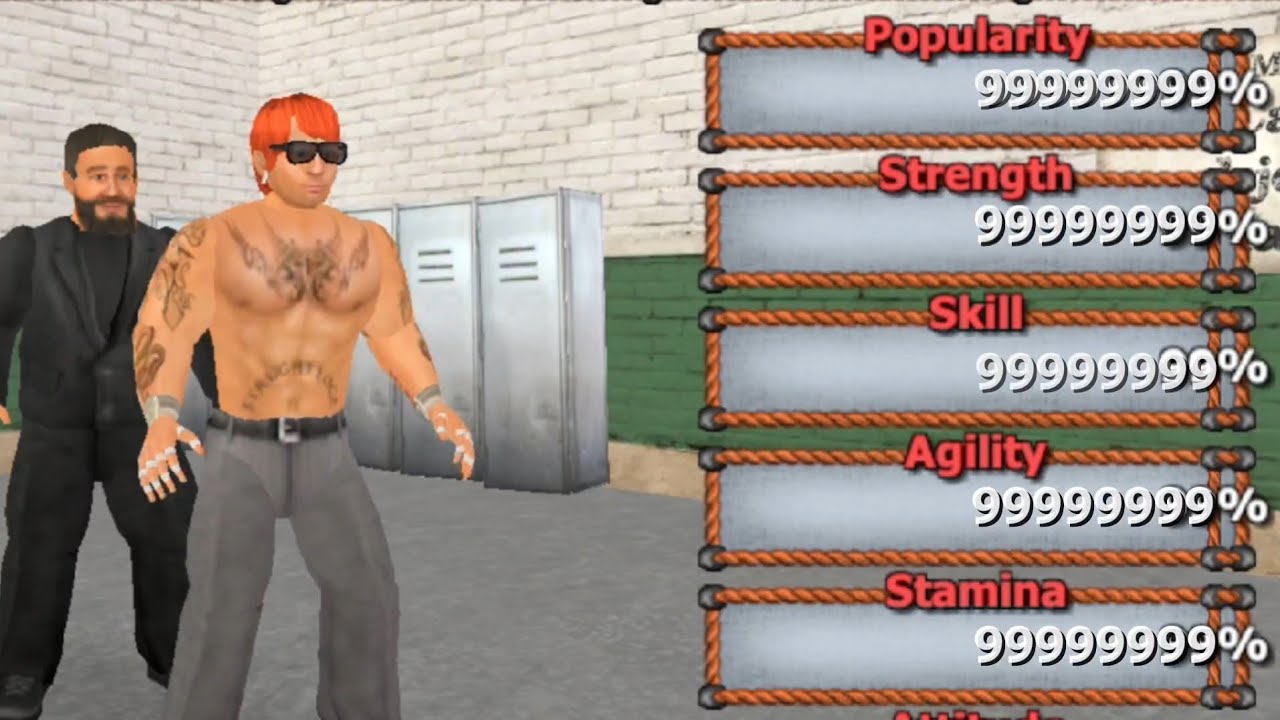 wrestling empire 1hit opponent hacked game using game guardian