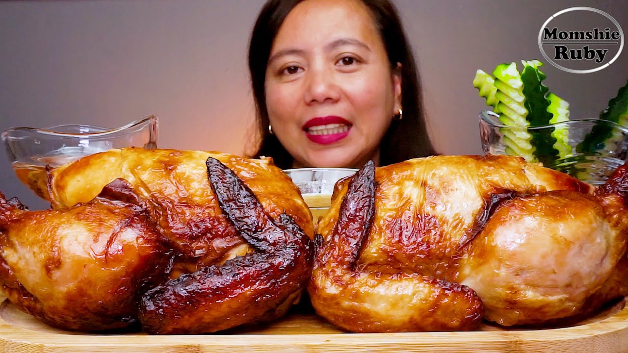 CHICKEN ROTISSERIE | Mukbang Asmr | MOMSHIE RUBY | ALFIE EATS