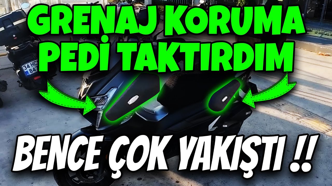 Voge SR1'e Grenaj Koruma Pedleri Taktırdım Çok Şık Oldu....