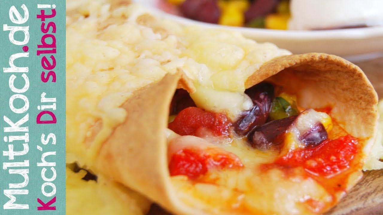 Vegetarische Gemüse ENCHILADAS