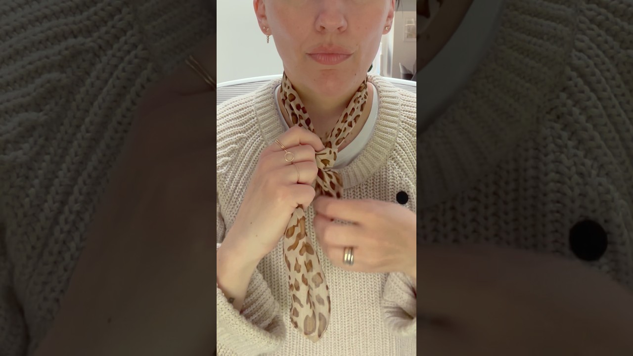 5 Ways To Style A Chiffon Scarf
