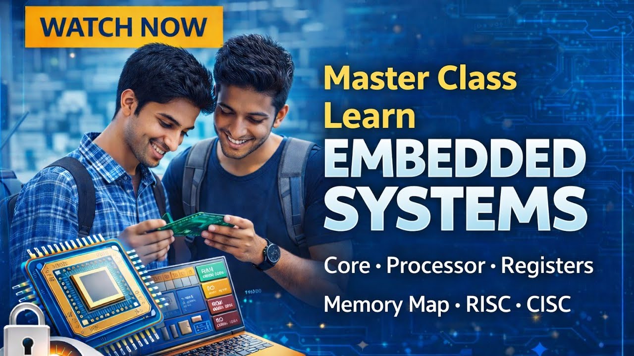 EMBEDDED Systems Masterclass || Core, Processor, Memory map, RISC vs CISC