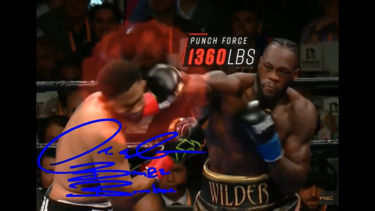 How Hard Deontay Wilder Punches | Deontay Wilder's Punching Power Measured in Pound-Force (LBF)