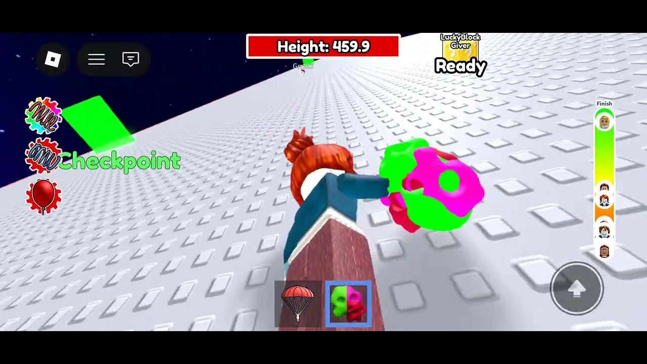 Jood Climbs to the Lucky Block Prize! 🌟🧱 | Roblox Fun for Kids