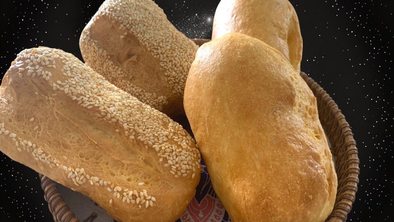 Làm BÁNH MÌ đặc ruột bằng nồi chiên không dầu, vỏ mỏng, giòn