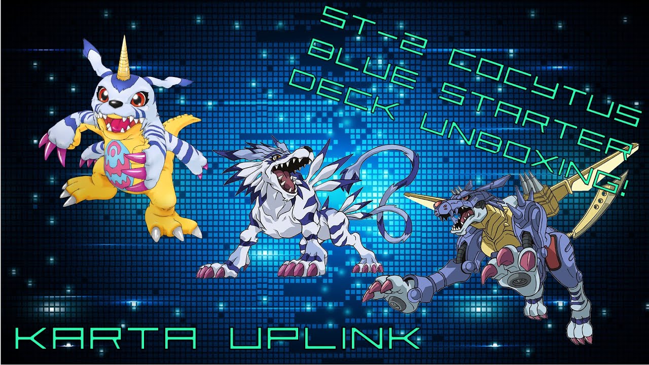 [DIGIMON] The Karta Uplink EP 6: Unboxing the Cocytus Blue Starter Deck!