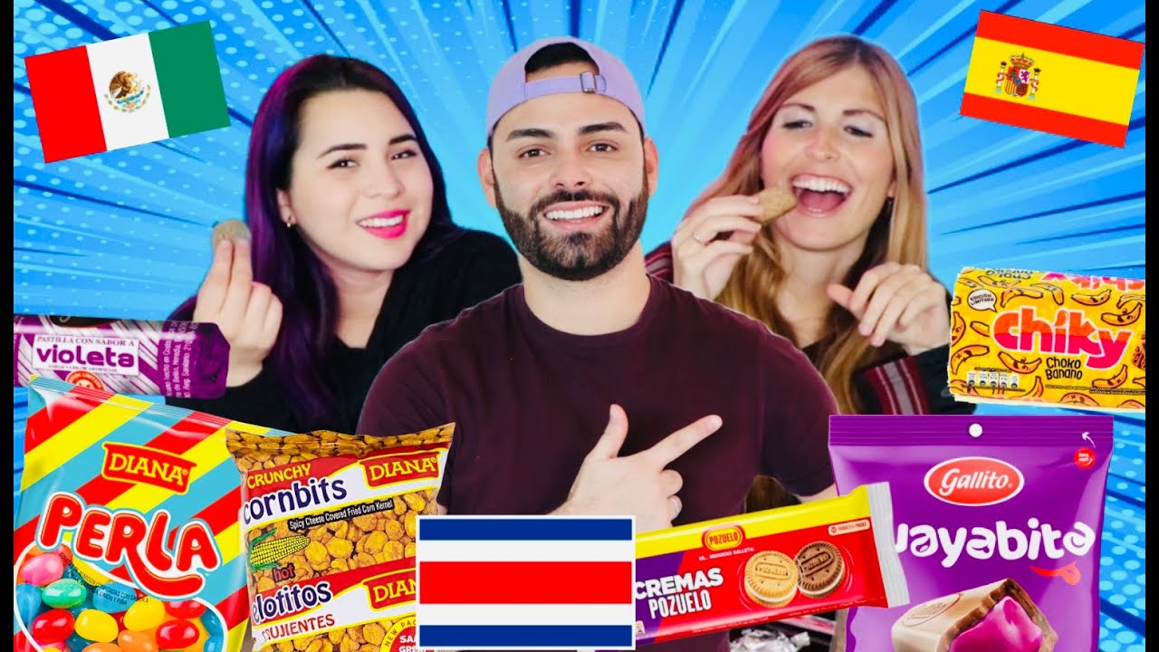 PROBANDO PRODUCTOS de COSTA RICA 🇨🇷MEXICANA vs ESPAÑOLA